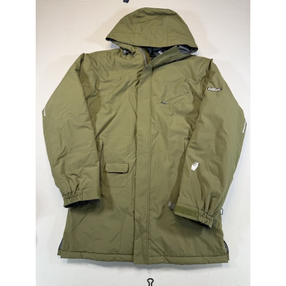 686 Arcticore Ski Snowboard Jacket Womens Medium Olive Waterproof Hooded